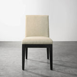 Roundhill Furniture - Rocco Contemporary Solid Wood Dining Chairs (Set of 2) - Beige - Furniture Home Direct
