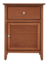 Izzy - 1 Drawer /1 Door Nightstand - Furniture Home Direct