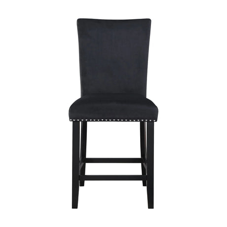 Mikha - Bar Stools (Set of 2) - Black - Furniture Home Direct