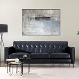 Mid-Century Tufted Leather Sofa - Furniture Home Direct