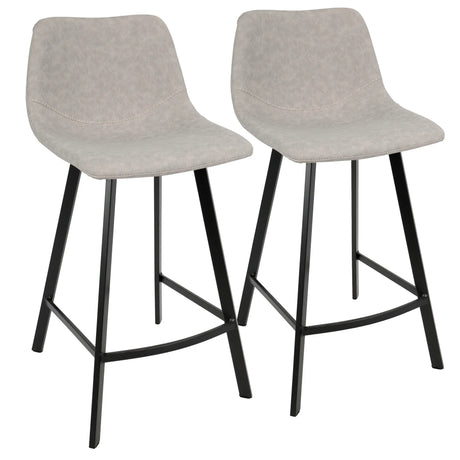Outlaw - Industrial Counter Stool (Set of 2) - Furniture Home Direct