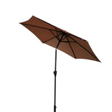 9' Pole Umbrella With Carry Bag - Taupe - Furniture Home Direct