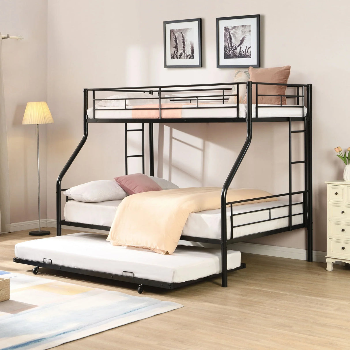 Modern Metal Bunk Bed - Furniture Home Direct