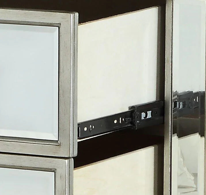 Varian - Mirrored Dresser - Silver - Furniture Home Direct