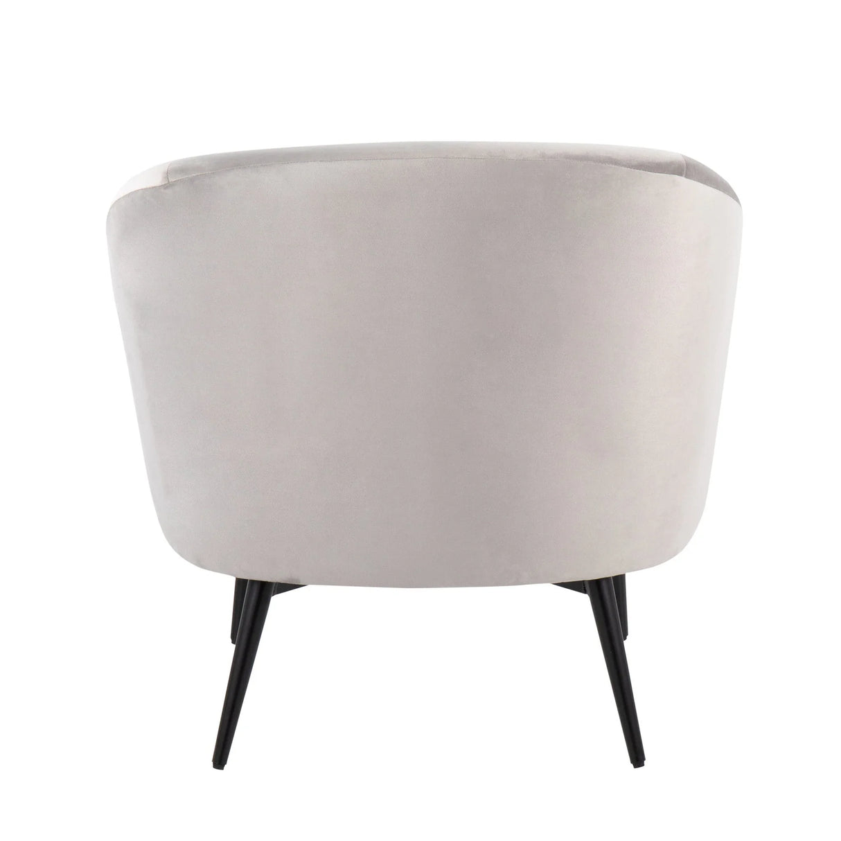 Claire - Contemporary / Glam Chair - Black / Silver - Furniture Home Direct