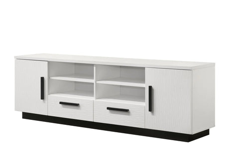 Matilda - TV Stand With Drawers - White Finish - Furniture Home Direct