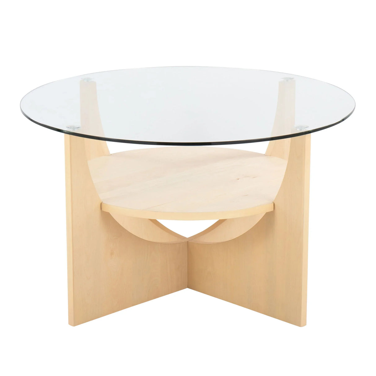 U - Shaped Contemporary Coffee Table - Furniture Home Direct