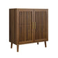 Grille Striped Sideboard Buffet Cabinet With Storage - Furniture Home Direct