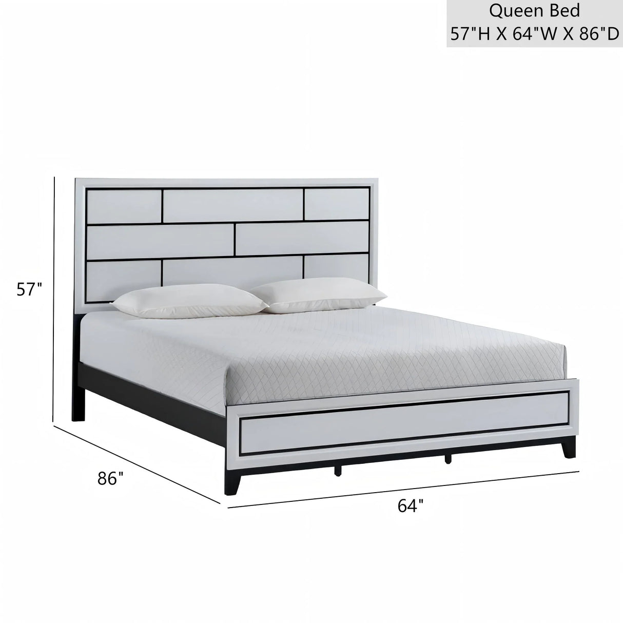 Glasgow - Bed Frame With Durable Construction - Furniture Home Direct