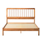Mid-Century Modern Solid Wood Spindle Bed - Furniture Home Direct