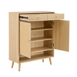 Modern Rattan Shoe Cabinet - Furniture Home Direct