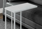 Accent Table, C - Shaped, Tempered Glass, Stylish Design Contemporary & Modern - Furniture Home Direct