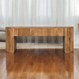 Soba - Straight Media Unit - Oak - Furniture Home Direct