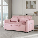3 In 1 Pull Out Couch Convertible Sofa Bed With Reclining Backrest - Furniture Home Direct