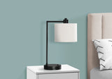 Lighting, Table Lamp, USB Port Included, Modern - Black / Cream - Furniture Home Direct