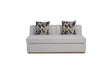 Channel - Armless Loveseat - Off White - Furniture Home Direct