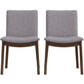 Laura - Mid-Century Modern Solid Wood Dining Chair (Set of 2) - Furniture Home Direct