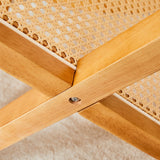 Round Dining Table Solid Wood Countryside Retro Natural - Furniture Home Direct