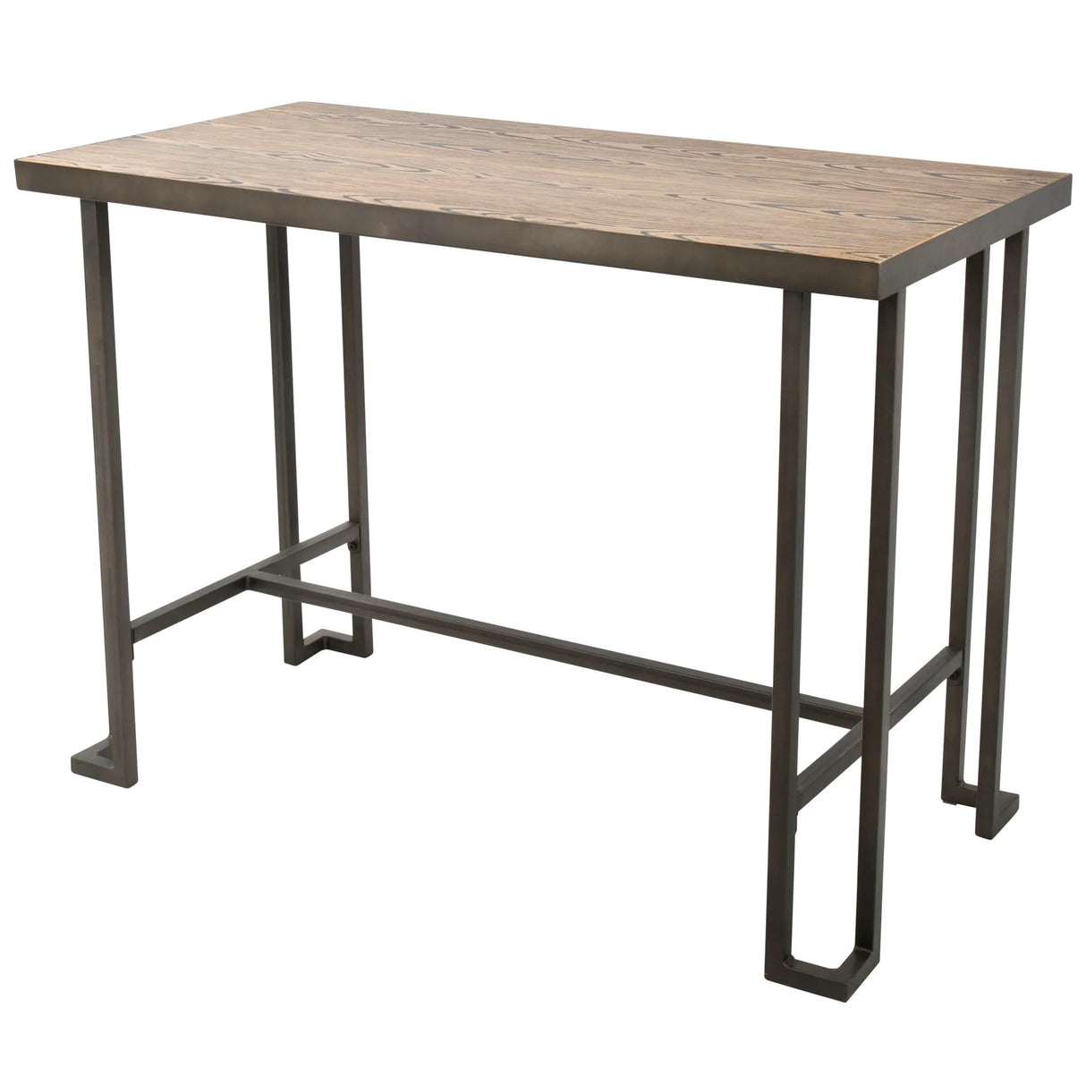 Roman - Industrial Counter Table - Furniture Home Direct