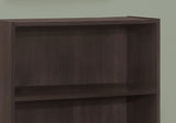 Bookshelf, Bookcase, 4 Tier, For Office, Transitional - Furniture Home Direct