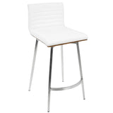 Mason - 3 Piece Swivel Mid Century Modern Counter Height Dining Set With Adjustable Table - Furniture Home Direct