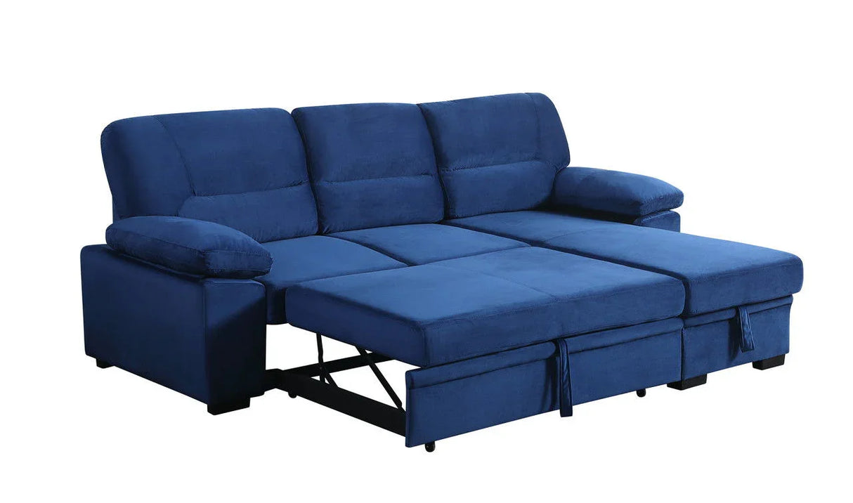 Kipling - Reversible Sleeper Sectional Sofa Chaise - Furniture Home Direct