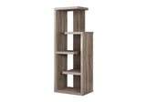 Bookshelf, Bookcase, Etagere, 4 Tier, For Office, Contemporary & Modern - Taupe - Furniture Home Direct