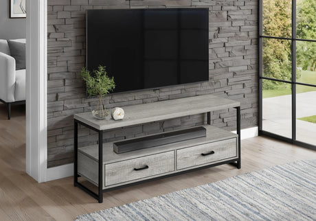 TV Stand, Console, Media Entertainment Center, Storage Drawers, Living Room, Bedroom, Contemporary, Modern - Furniture Home Direct