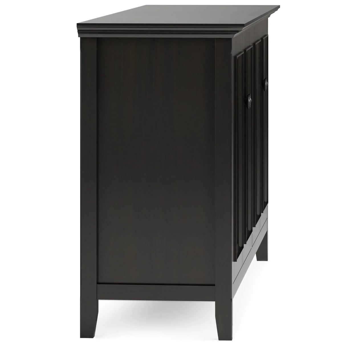 Amherst - Wide 4 Door Storage Cabinet - Hickory Brown - Furniture Home Direct