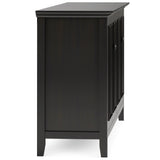 Amherst - Wide 4 Door Storage Cabinet - Hickory Brown - Furniture Home Direct