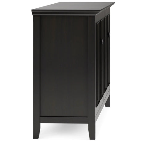 Amherst - Wide 4 Door Storage Cabinet - Hickory Brown - Furniture Home Direct