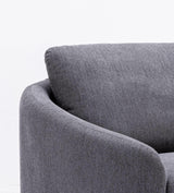 Yuina Gray Linen 3 Pieces Living Room Set - Furniture Home Direct