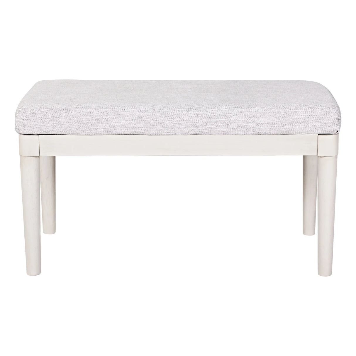 Vanity Desk With Large Mirror And Upholstered Stool White - Furniture Home Direct