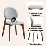 Hadasa - Side Chair, Elegant Upholstery (Set of 2) - Furniture Home Direct