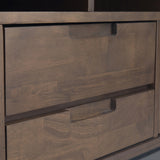 Banting - Mid Century Wide TV Stand - Walnut Brown - Furniture Home Direct