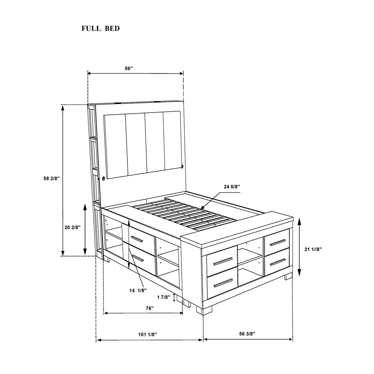 Messa - Bed With Storage Features And LED Lighting - Furniture Home Direct