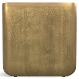 Bassett - Cast Aluminum Side Table - Brown - Furniture Home Direct