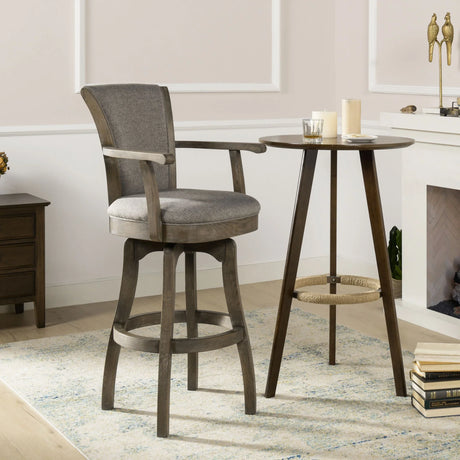 Williams - Swivel Bar Stool With Armrests - Furniture Home Direct