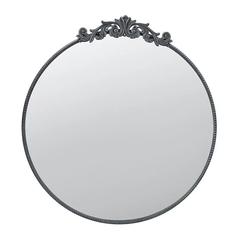 Classic Design Mirror With Baroque Inspired Frame For Bathroom, Entryway Console Lean Against Wall - Furniture Home Direct