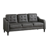 3pc Living Room Set Including Sofa, Love seat and Chair - Gray - Furniture Home Direct