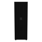Armoire Organiser, Two Shelves, Rod, Double Door Cabinet Armoire - Furniture Home Direct