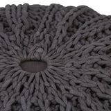Shelby - Handcrafted Hand Knit Round Pouf - Furniture Home Direct