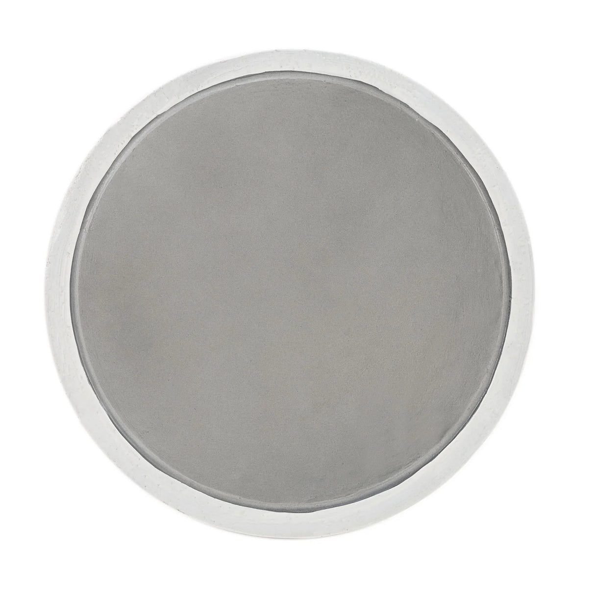 Dylana - Natural Fiber Concrete Accent Table - Gray - Furniture Home Direct