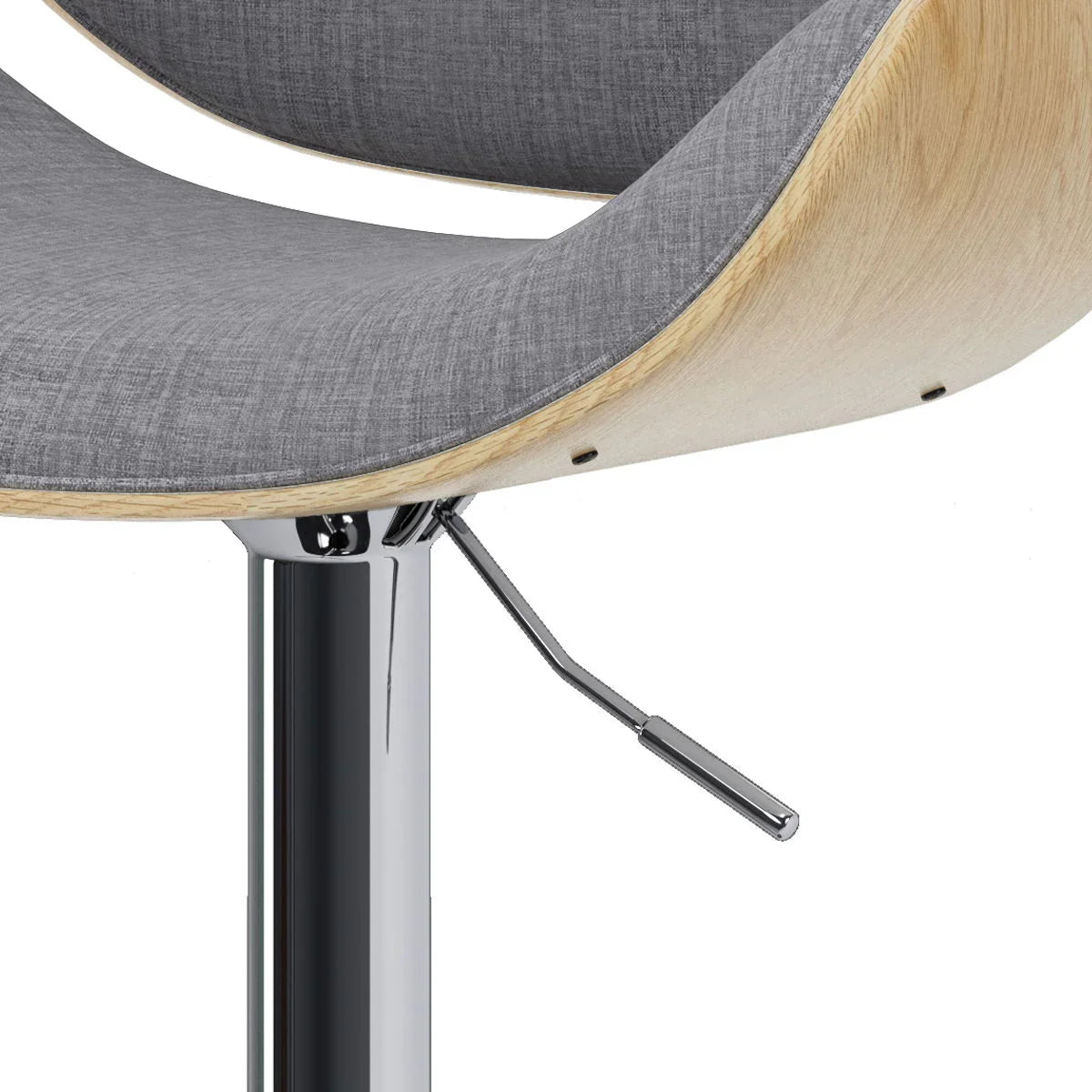Marana - Handcrafted Bentwood Adjustable Swivel Bar Stool - Furniture Home Direct