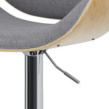 Marana - Handcrafted Bentwood Adjustable Swivel Bar Stool - Furniture Home Direct