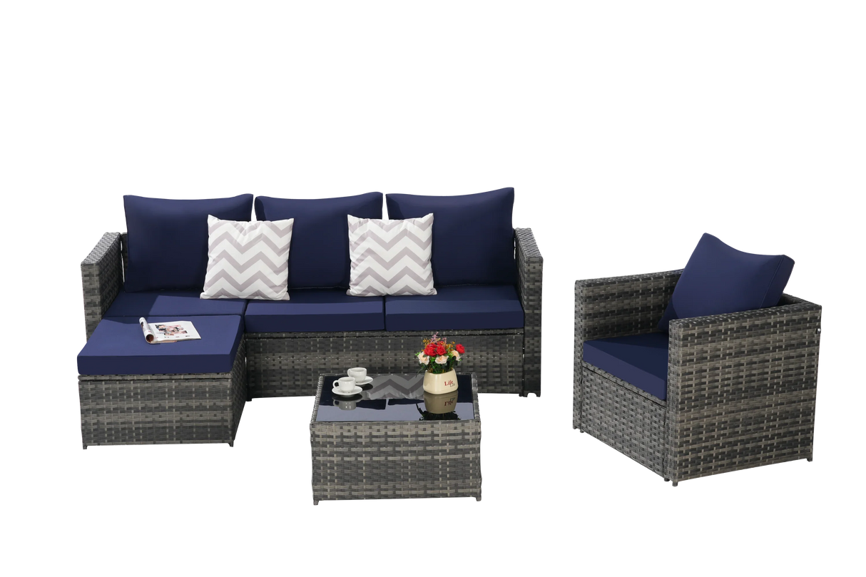 6 Piece Outdoor Patio Set - Furniture Home Direct