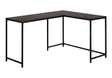 Computer Desk, Home Office, Corner, L Shape, Laptop, Marble Look Contemporary & Modern - Furniture Home Direct