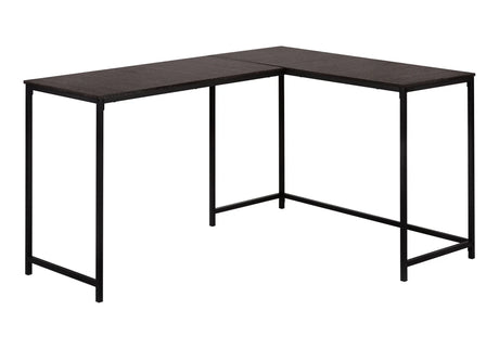 Computer Desk, Home Office, Corner, L Shape, Laptop, Marble Look Contemporary & Modern - Furniture Home Direct
