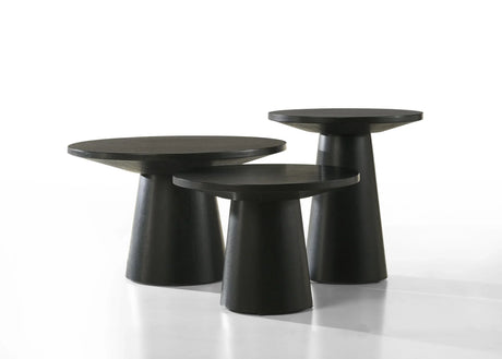 Jasper - 3 Piece Accent Table Set (Set of 3) - Ebony Black - Furniture Home Direct