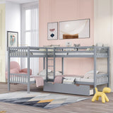 L Shaped Bunk Bed With Drawers - Furniture Home Direct